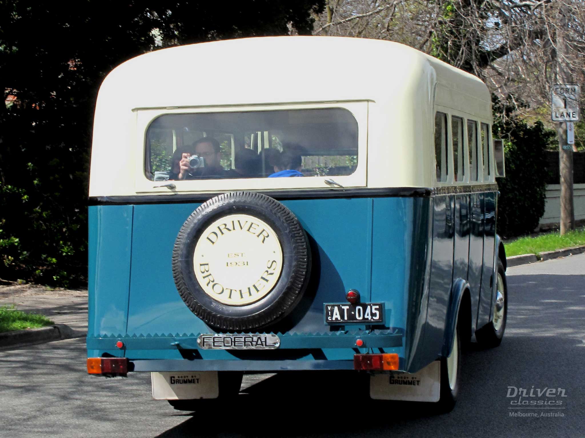 1936 Federal Bus Back. Photo taken September 2009