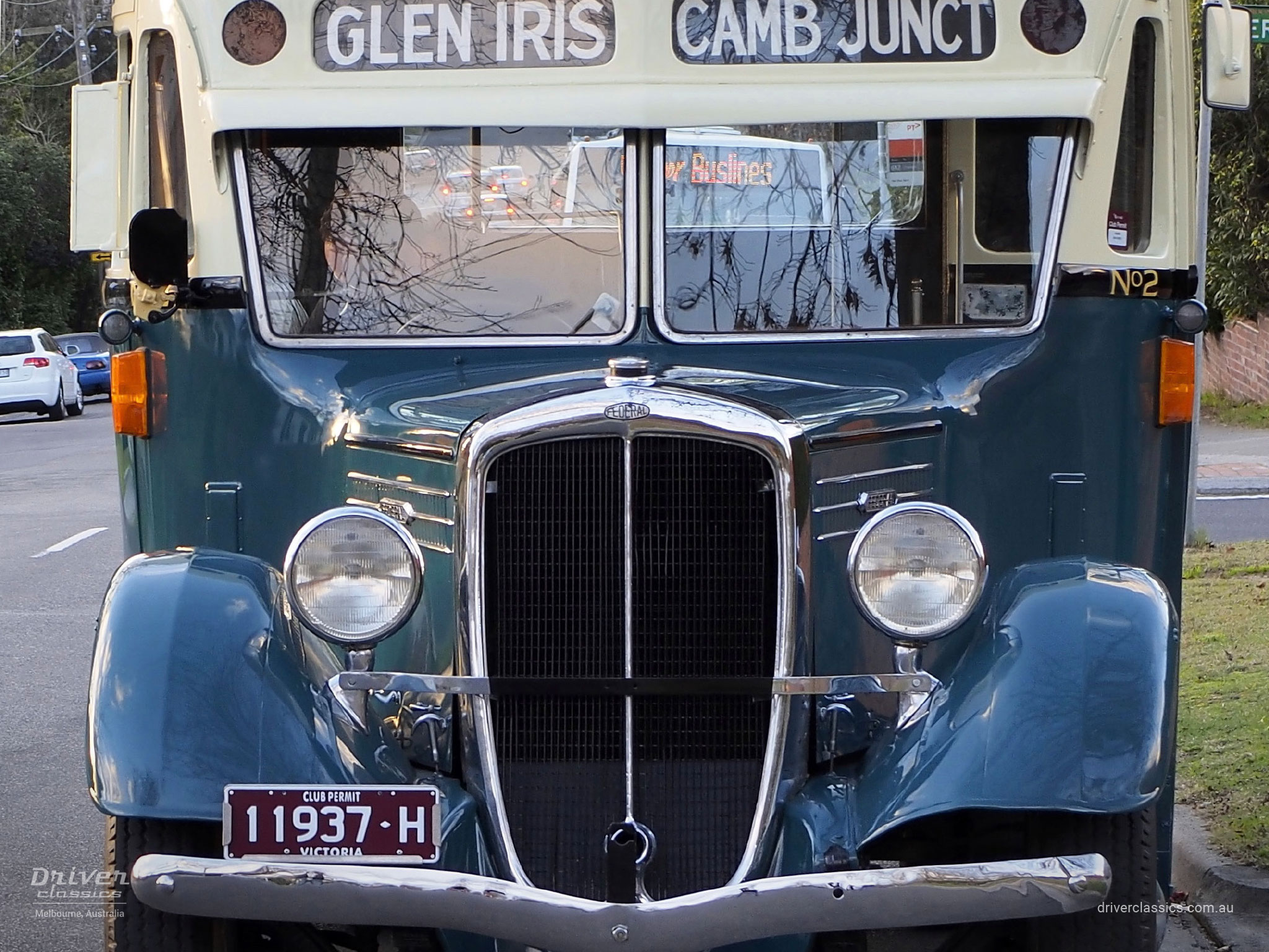 Federal Bus, 1936 Model. Photo taken in Glen Iris Rd, Glen Iris VIC in 2013.