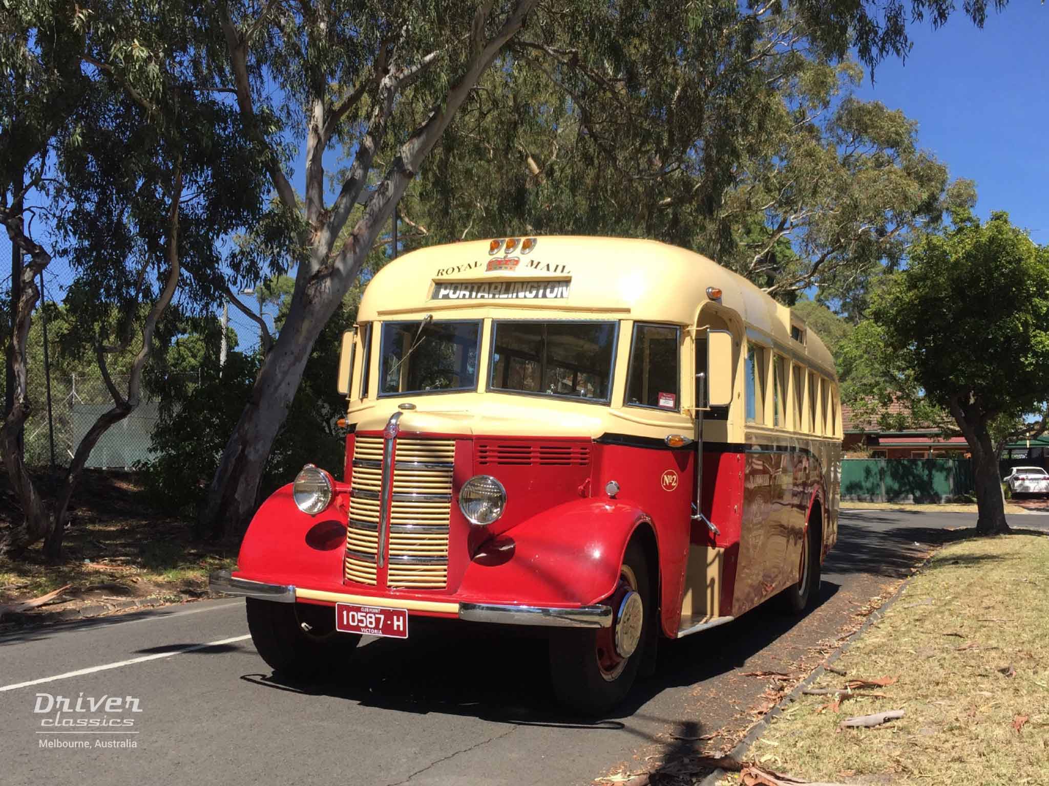 1946 Bedford OB bus, Glen Iris, Victoria, Australia