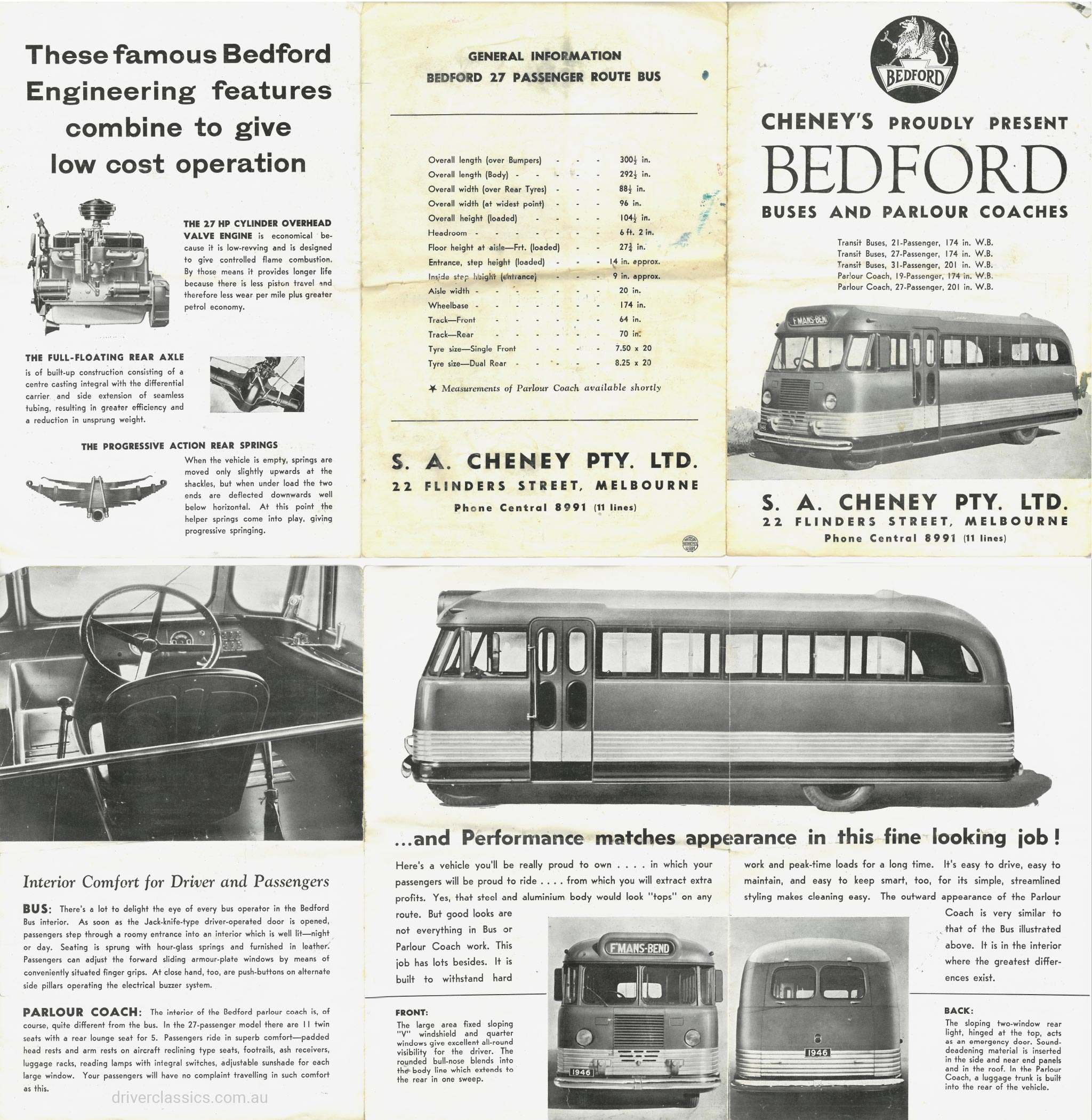 Bedford OB brochure, 1946, 