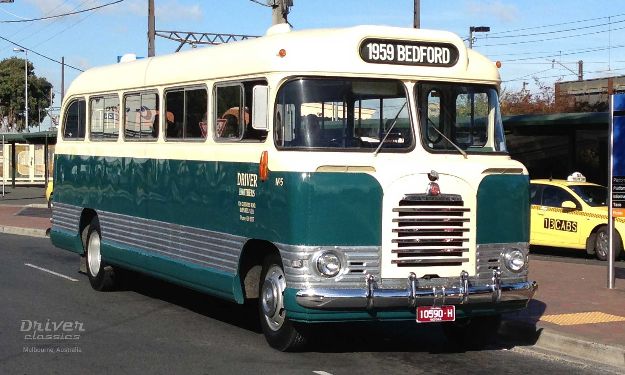 1959 Bedford SB3 bus, June 2013