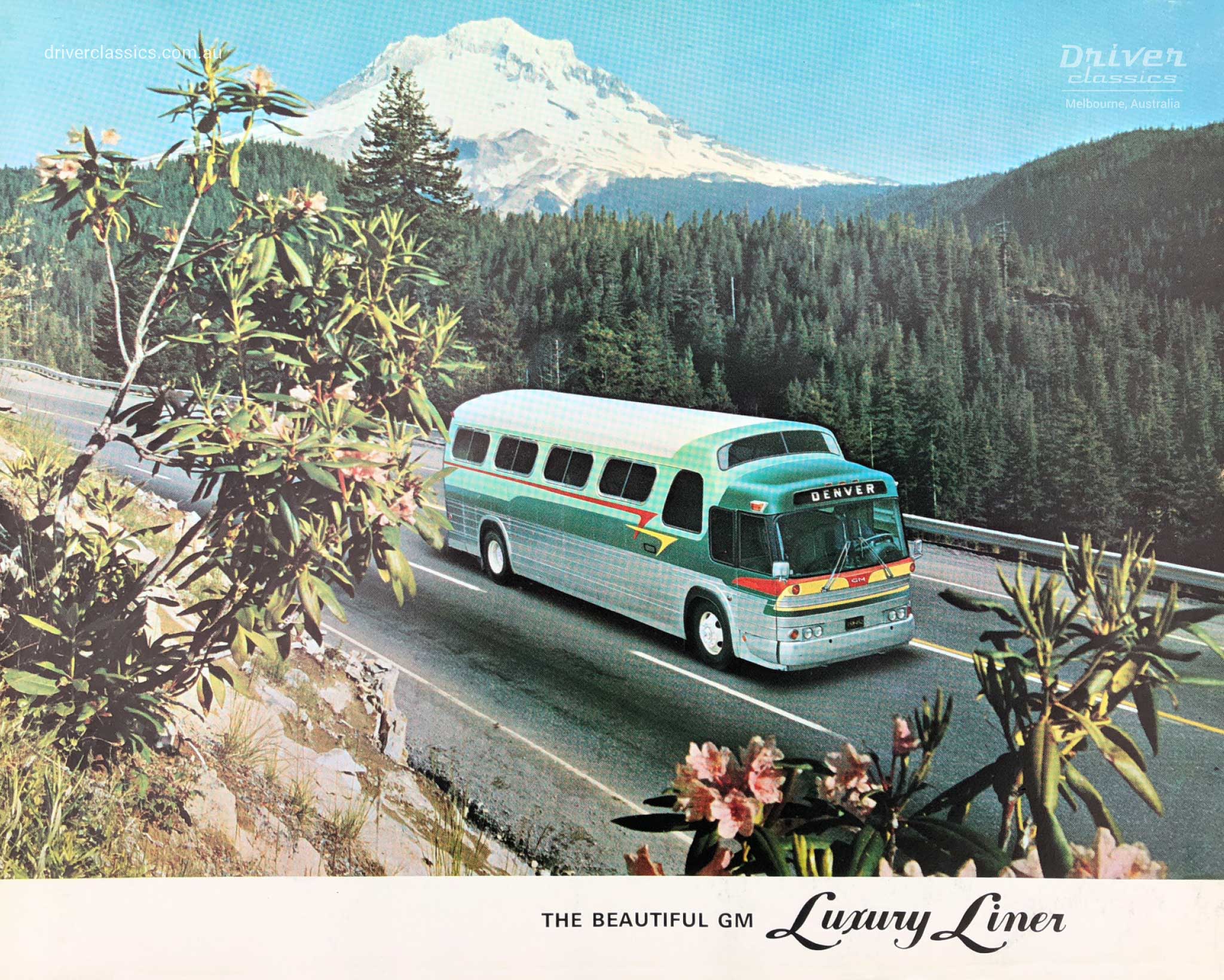 1966 General Motors PD 4107 bus brochure cover