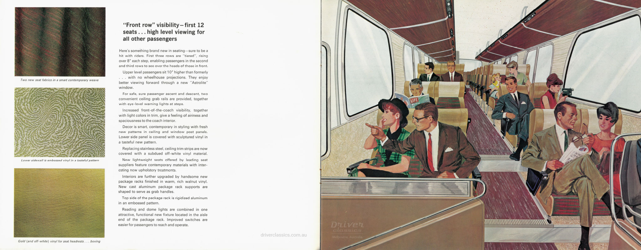 Page from 1966 GM PD-4107 brochure. Interior illustration.