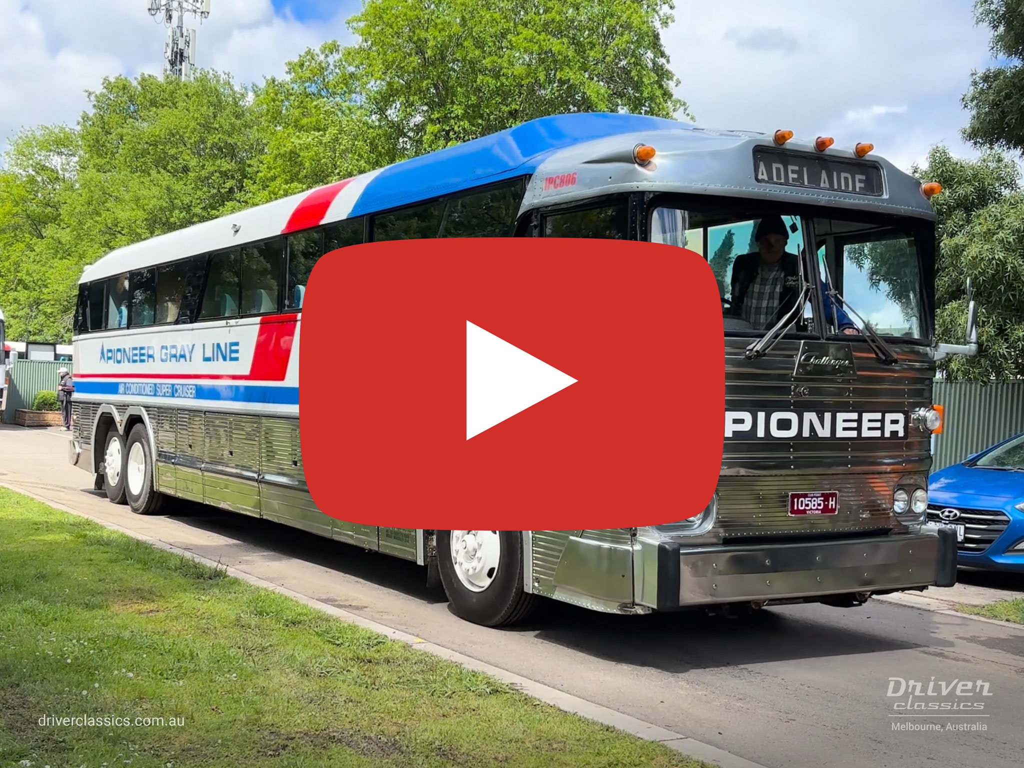 MCI MC7 bus 1972 Model, Yarra Glen VIC. Video taken in November 2025.