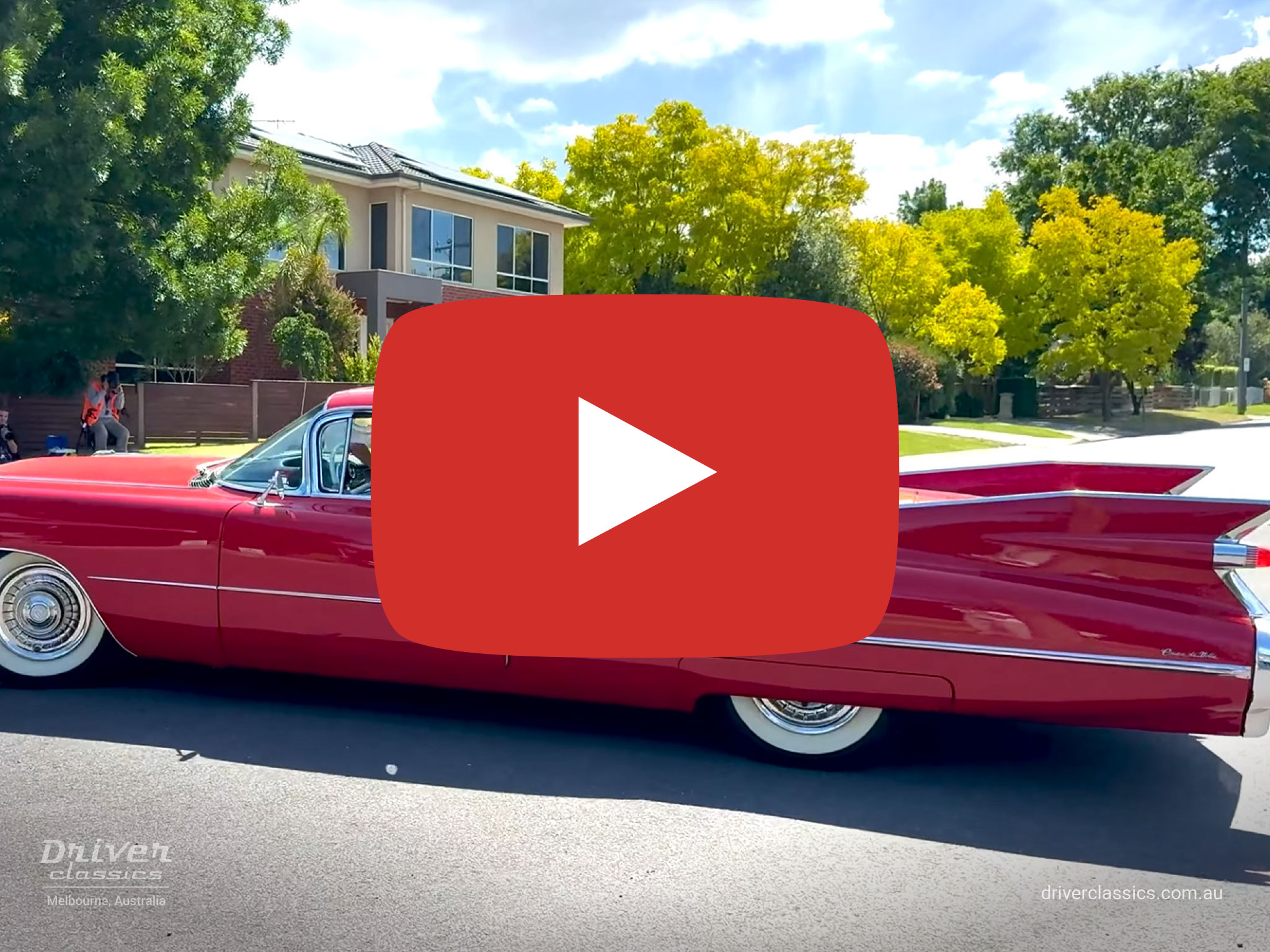 Cadillac Coupe de Ville (1959 Model). Video driving at Yarra Glen, November 2024