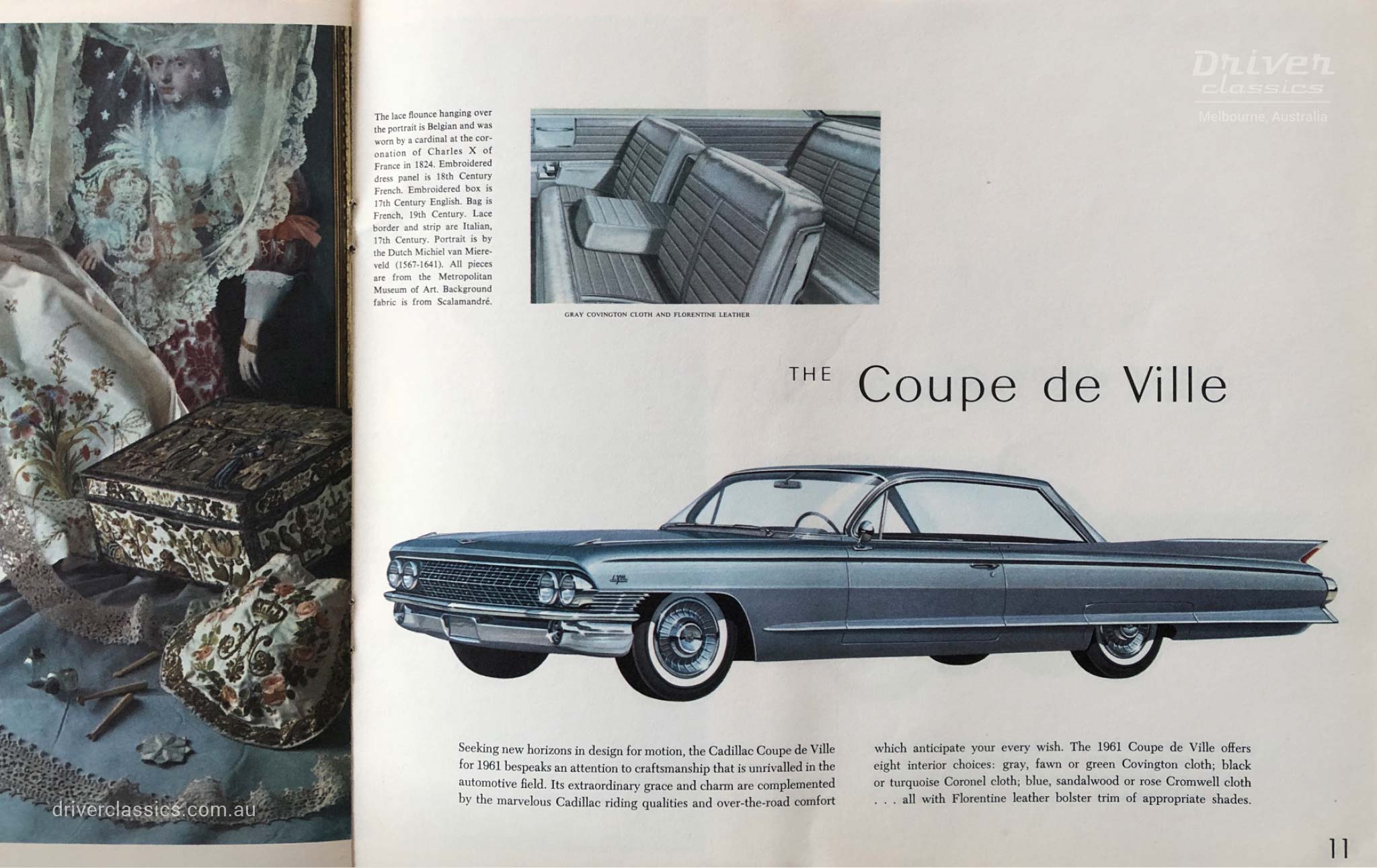 Cadillac Coupe de Ville (1961 version) brochure