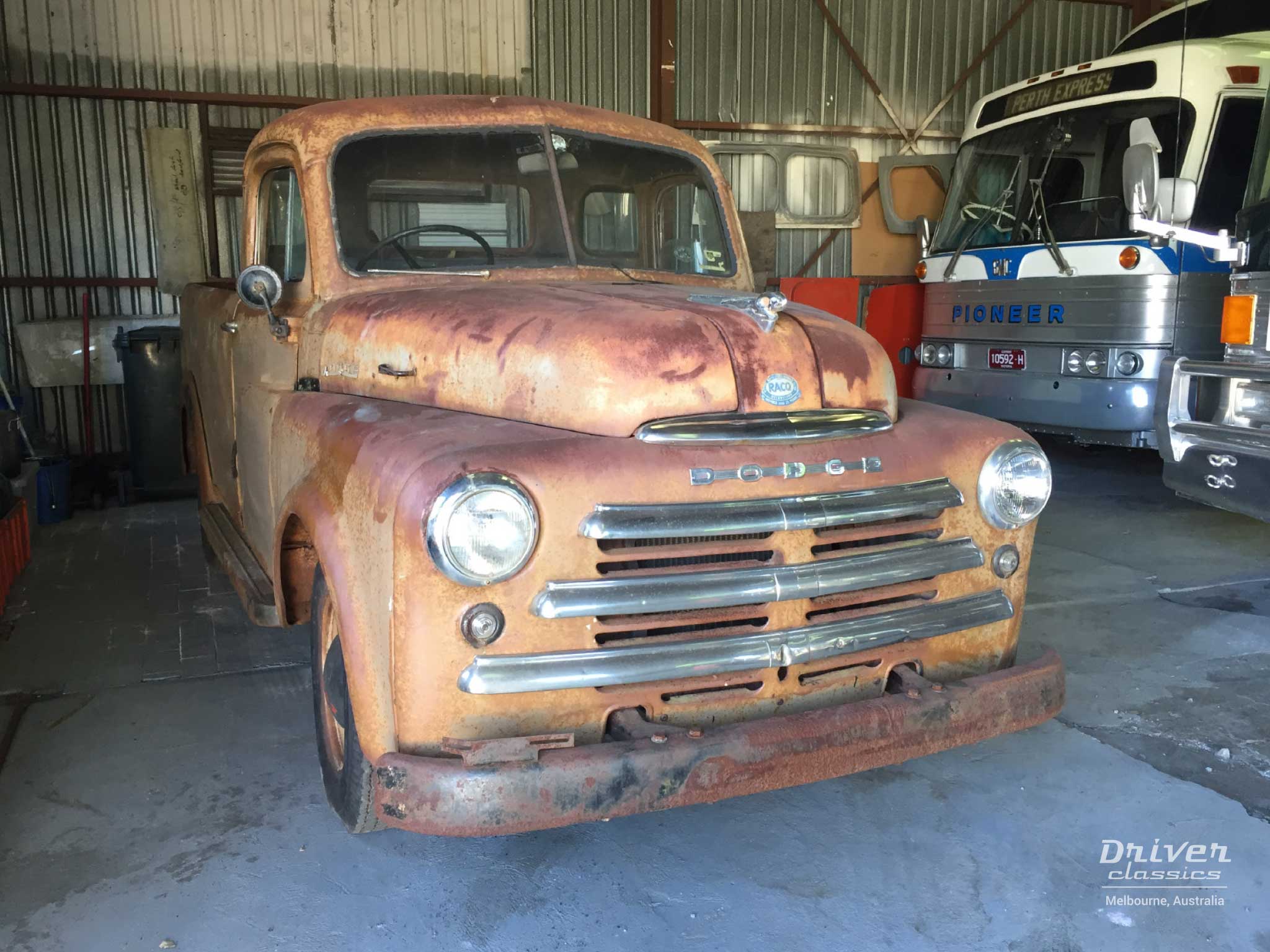 1950 Dodge Pilot House Pick Up Truck. Looks like tow mater from cars